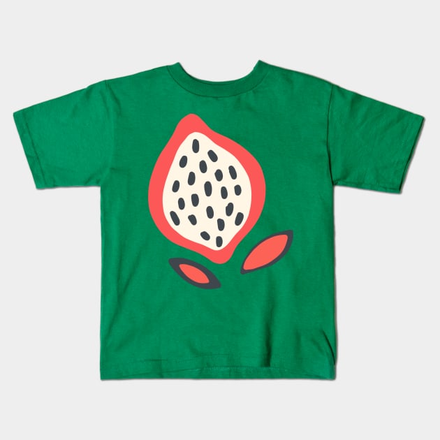 flower with seeds Kids T-Shirt by KylePrints